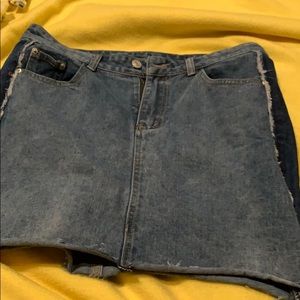 Denim skirt